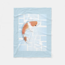 Koi Fish Flannel Blanket