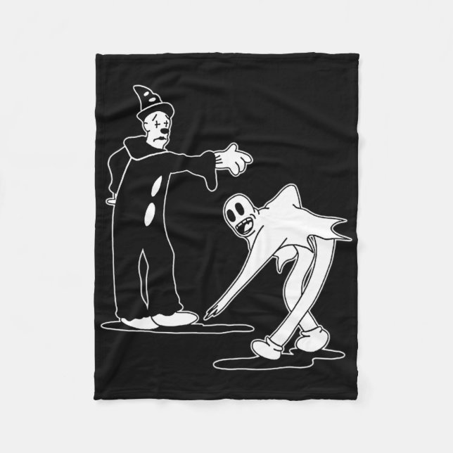 Cobertor De Velo Koko, o palhaço da dança mágica fantasma (Frente)