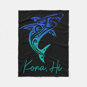 Cobertor De Velo Kona Havaí Tubarão Mergulho Pesca Surfe Surfista H