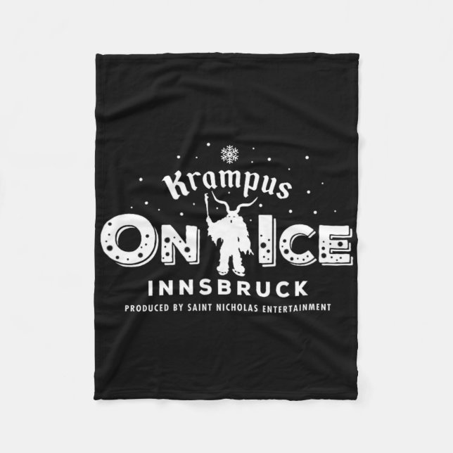 Cobertor De Velo Krampus Run Innsbruck Áustria (Frente)