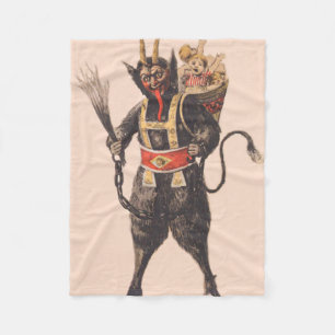Cobertor De Velo Krampus Seqüestrando Crianças Chibata