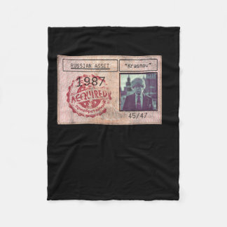 Cobertor De Velo Krasnov Trump Sátira Política Et Russa