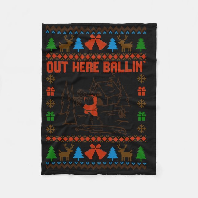 Cobertor De Velo Lá Fora, Balling Ugly Sweater (Frente)