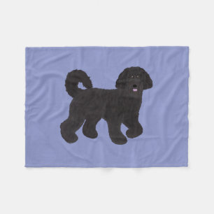 Cobertor De Velo Labradoodle Fleece Blanket
