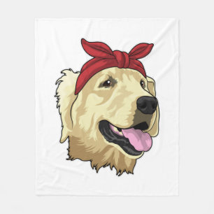 Cobertor De Velo Labrador com Bandana