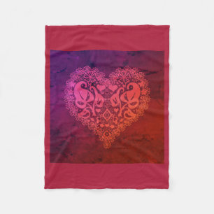 Cobertor De Velo Lace cor-de-rosa deixa Dia de os namorados herdada