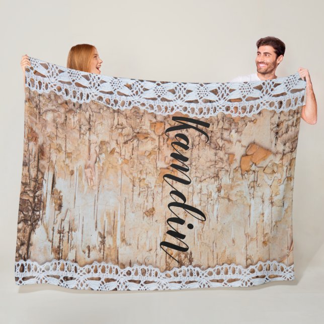 Cobertor De Velo Lace de madeira de galinha personalizada (In Situ)