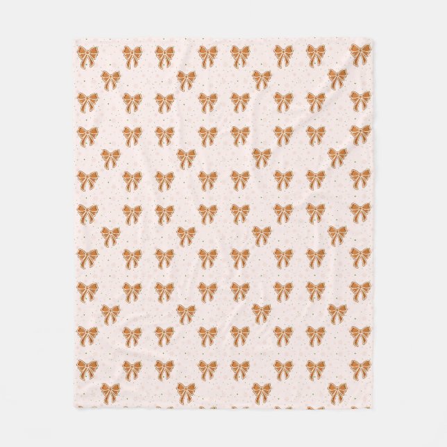 Cobertor De Velo Laços de Biscoito de Natal (Frente)