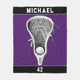 Cobertor De Velo Lacrosse Esportes Roxo