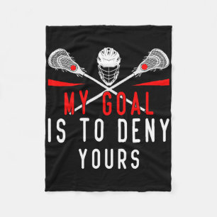 Cobertor De Velo Lacrosse Meu Objetivo É Negar O Seu Para As Caras