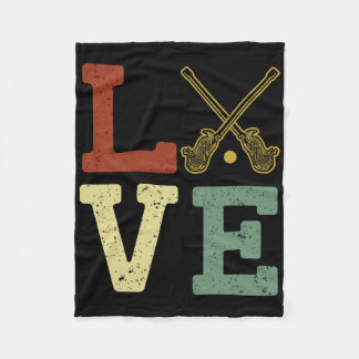 Cobertor De Velo Lacrosse Player Funny Love Lacrosse Lover