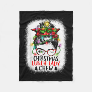 Cobertor De Velo Lady Crew Messaging Bun Mulheres de Almoço de Nata