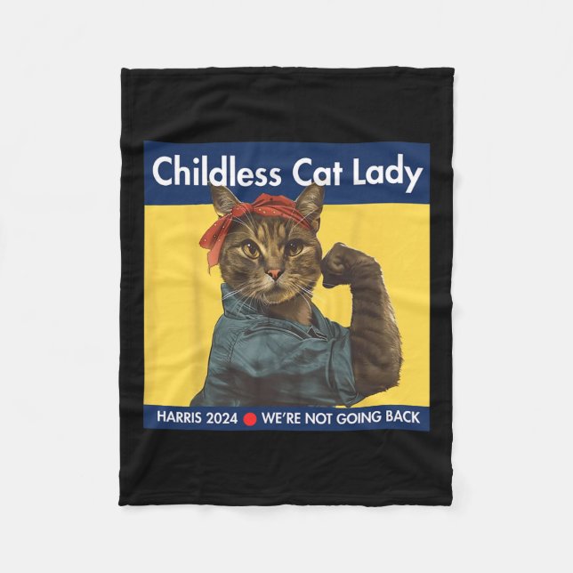 Cobertor De Velo Lady Harris 2024, não vamos voltar (Frente)