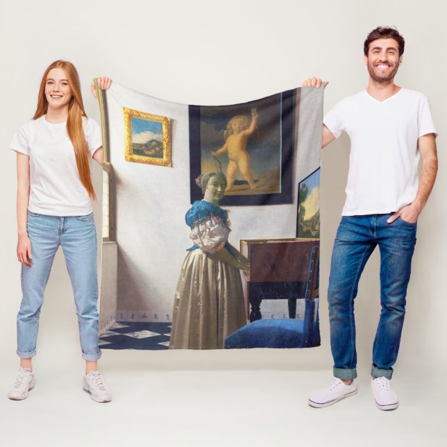 Cobertor De Velo Lady Standat a Virginal, Johannes Vermeer (In Situ)