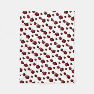 Cobertor De Velo Ladybug Blanket Cute Ladybird Flece Blanket