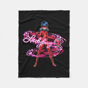 Cobertor De Velo Ladybug e Gráfico Tikki