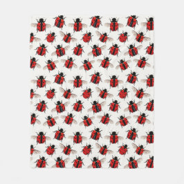 Cobertor De Velo Ladybug Pattern