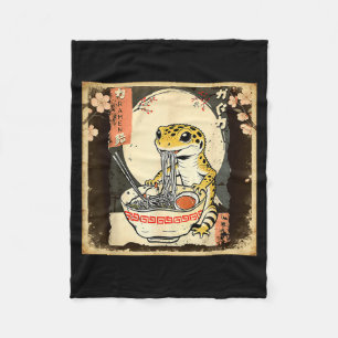 Cobertor De Velo Lagartixa Geco Leopardo Ramen Geco Crestada Japone