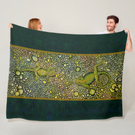 Cobertor De Velo lagartos face a face