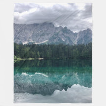 Laghi Di Fusine Fleece Blanket