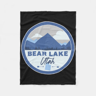 Cobertor De Velo Lago Bear Utah Ut Montanhas Insígnia Caminhada Lem