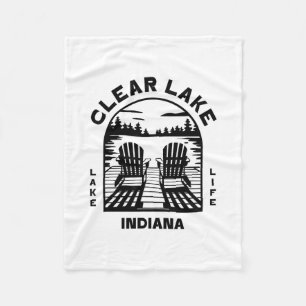 Cobertor De Velo Lago Clear Indiana Exteriores Vintage 1