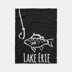 Cobertor De Velo Lago Erie Pensilvânia Pesca Anzol Perca Tr