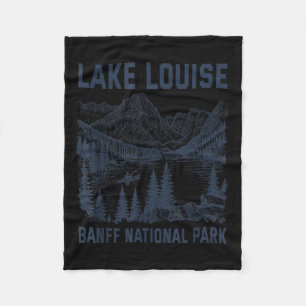 Cobertor De Velo Lago Louise Parque Nacional Banff Viagens Natureza