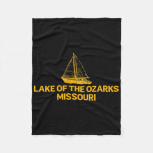 Cobertor De Velo Lago Ozarks Missouri Exteriores Vintage Frente