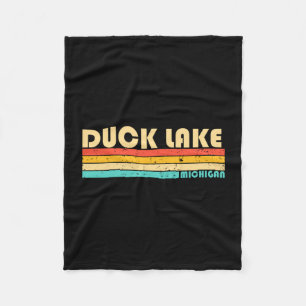 Cobertor De Velo Lago Pato michigan piada pesca acampamento verão