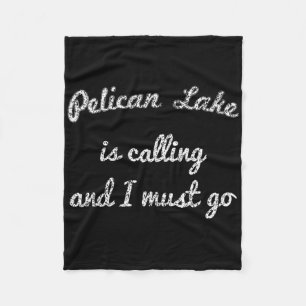 Cobertor De Velo Lago Pelican Minnesota Piada de Pesca Acampamento 