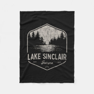 Cobertor De Velo Lago Sinclair Geórgia Ao Ar Livre Vintage 1 