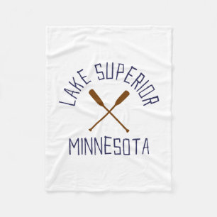 Cobertor De Velo Lago Superior Minnesota Outdoors Vintage