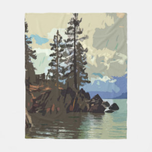 Cobertor De Velo Lago Tahoe Fleece Blanket