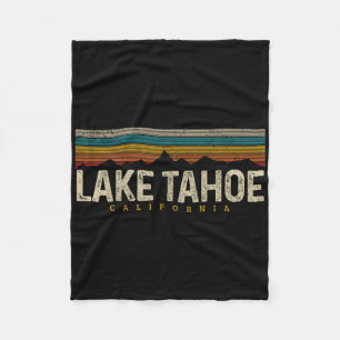Cobertor De Velo Lago Tahoe Vintage Montanhas Caminhadas Acampament