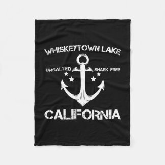 Cobertor De Velo lago whiskeytown califórnia pesca engraçada acampa