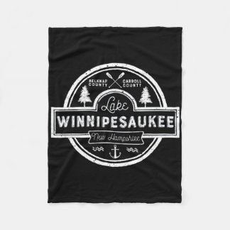 Cobertor De Velo Lago Winnipesaukee New Hampshire Homens Mulheres C