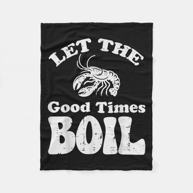 Cobertor De Velo Lagostas Que Bois Tempos Fervem Crayfish (Frente)