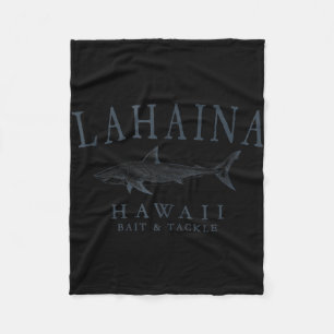 Cobertor De Velo Lahaina havaí tubarão vintage ardósia arte pesca