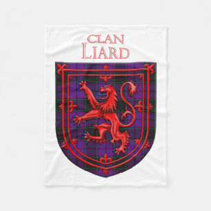 Cobertor De Velo Laird Tartan Scottish Xadrez Lion Rampant