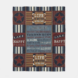 Cobertor De Velo "Lake House" FLEECE BLANKET