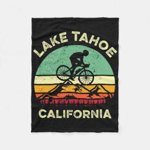 Cobertor De Velo Lake Tahoe Califórnia Mountain Biking Retro Montan