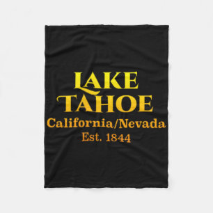 Cobertor De Velo Lake Tahoe Design Bolso Peito Logo Cervo 2 lados