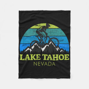 Cobertor De Velo Lake Tahoe Nevada Mountain Bike Mtb Souvenir Vinta