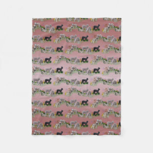 Cobertor De Velo Lamb Meadow Fleece Blanket (Mistura Rosa Dusta)