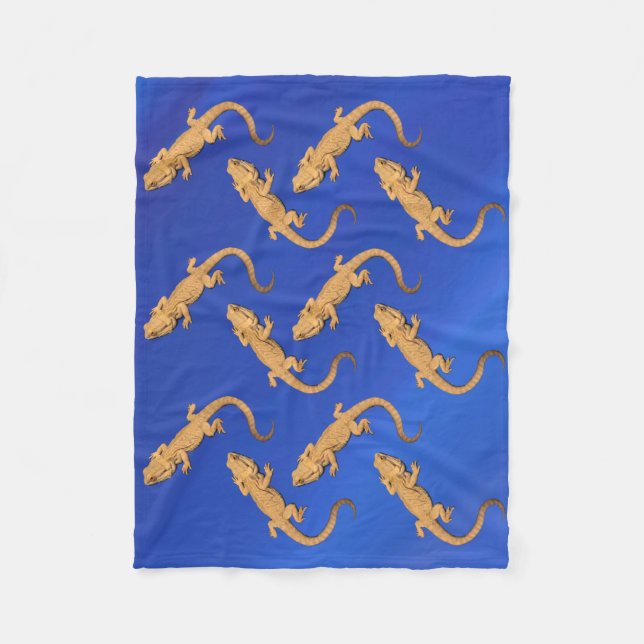 Cobertor De Velo Lançador de Lizard Fleece com Cobertura (Frente)