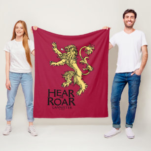 Cobertor De Velo Lannister Sigil - Ouça-me Roar