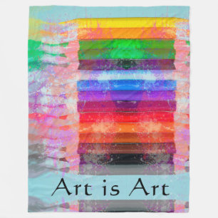 Cobertor De Velo Lápis coloridos