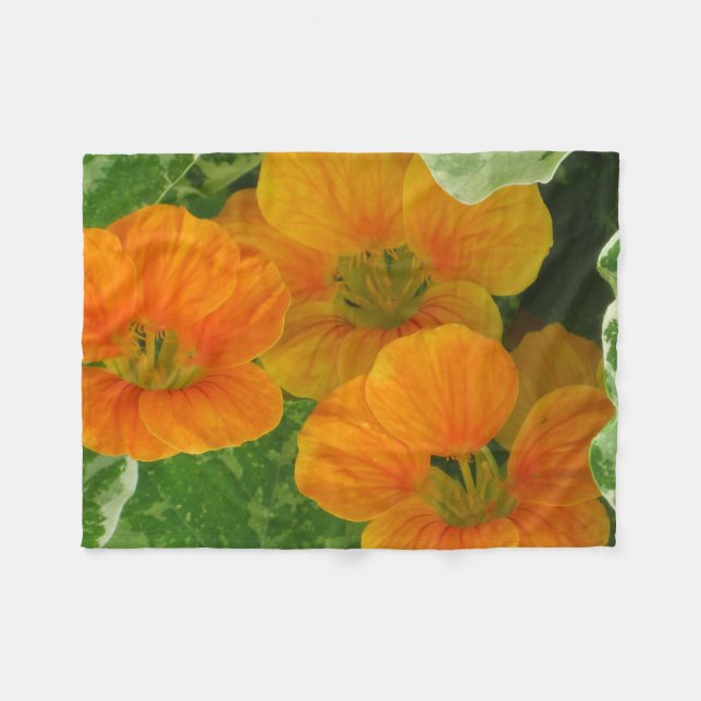 Cobertor De Velo Laranja Nasturtum (Frente (Horizontal))