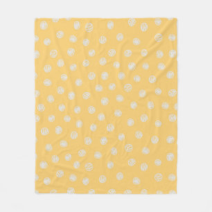 Cobertor De Velo Laranja Simples e Pokadot Branco